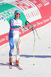 siegte beim Super G der Männer am 9.2.2011: Christof Innerhofer (©Foto. Martin Schmitz)